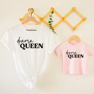 Drama Queen Mum & Kid Matching T-Shirts maternity leggings online