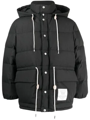 Drawstring-Fastened Padded Jacket winter jackets clearance