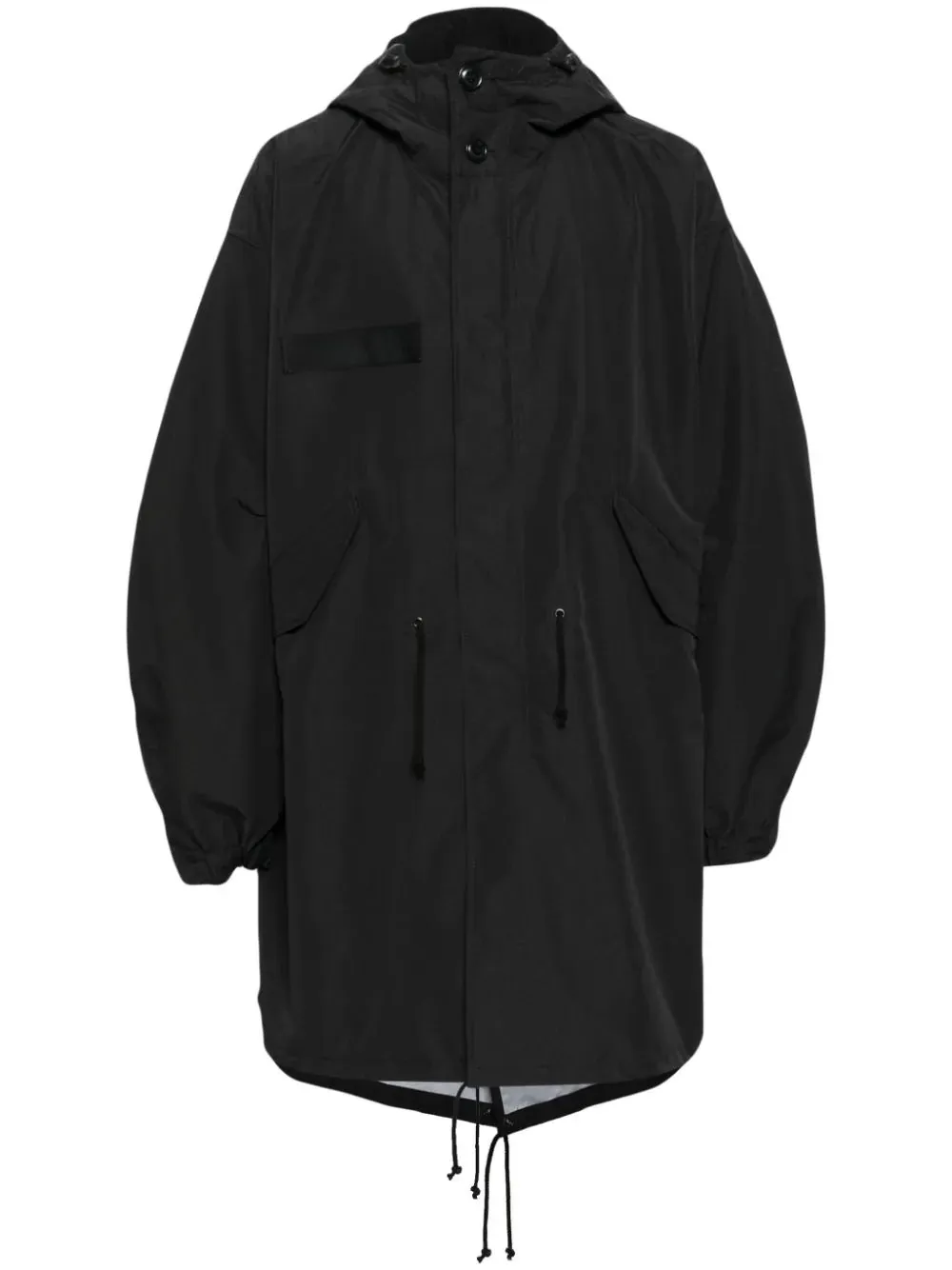 Drop-Shoulder Hooded Parka Coat winter jackets clearance