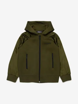 Dsquared2 Kinder Reißverschluss-Top in Grün