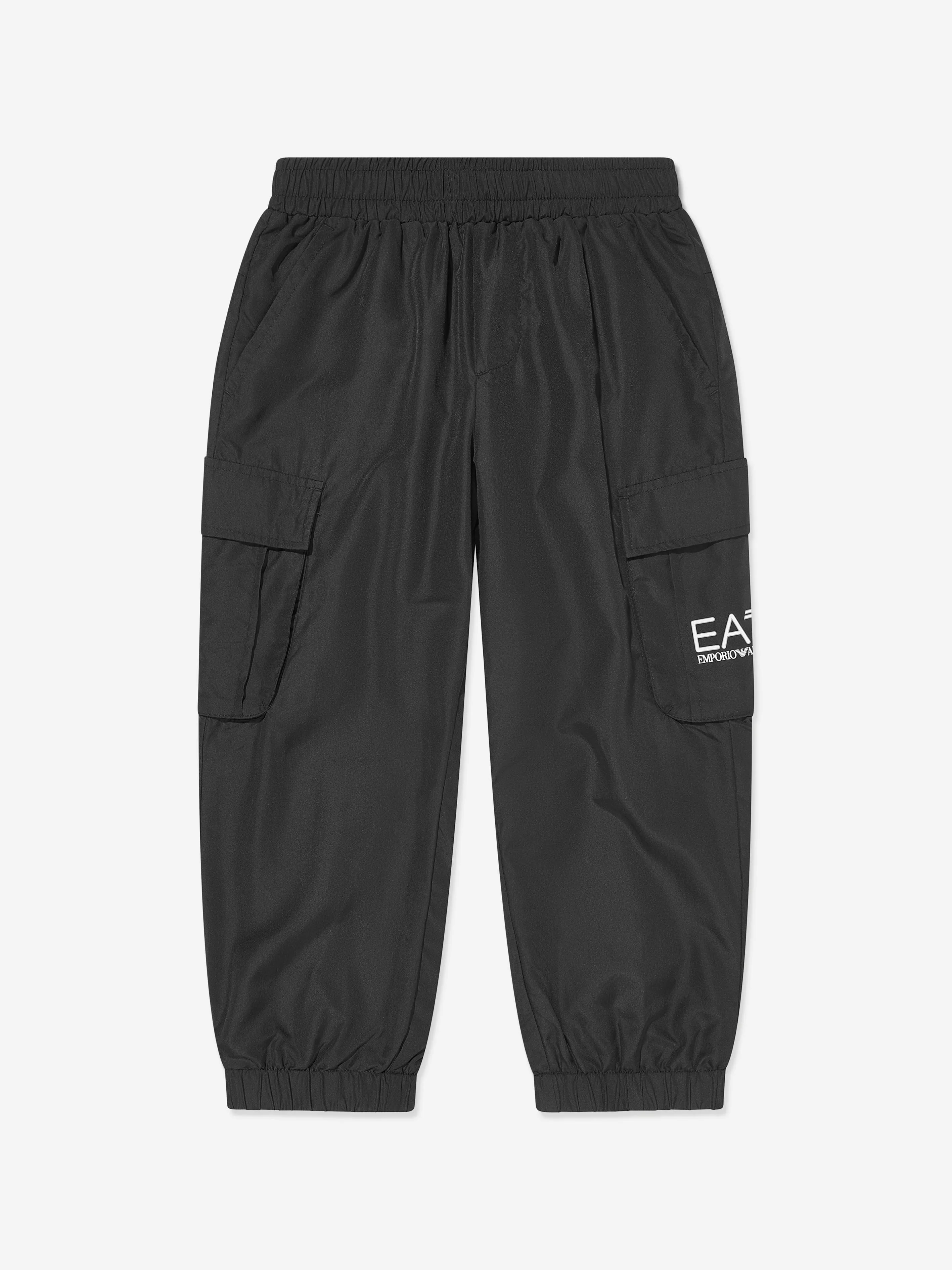 EA7 Emporio Armani Jungen Cargo-Hose in Schwarz