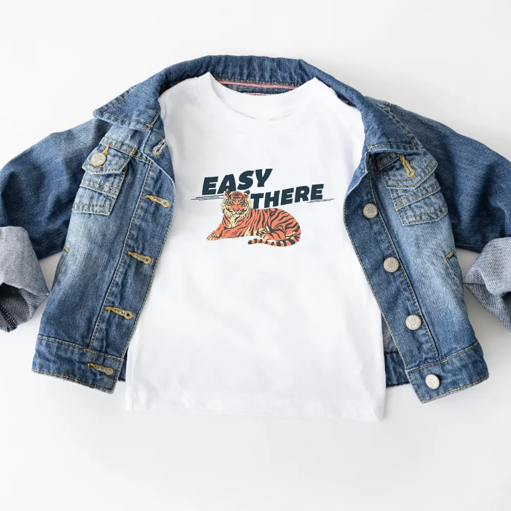 Easy There Tiger Kids T-shirt boys apparel promo code