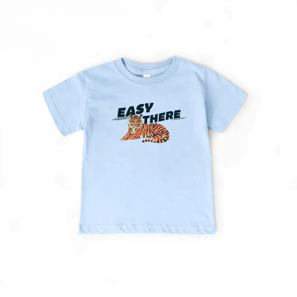 Easy There Tiger Kids T-Shirt girls pajamas promo