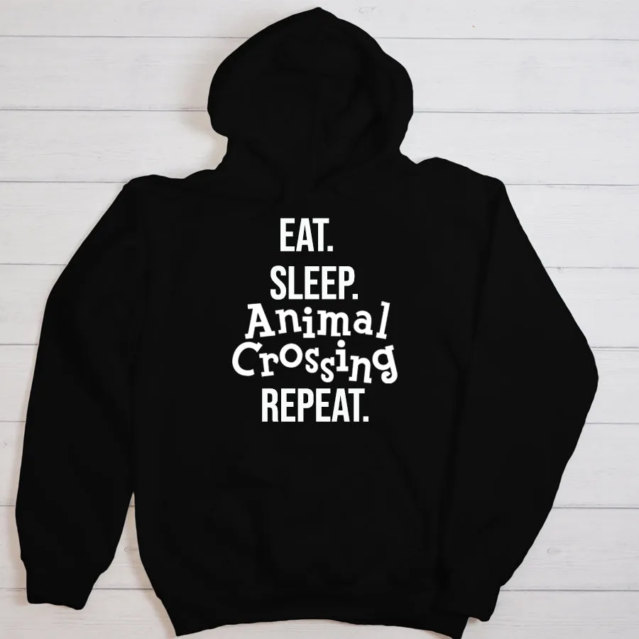Eat Sleep Crossing Repeat Hoodie boys apparel promo code