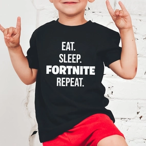 Eat Sleep Gaming Repeat T-Shirt girls jeans best deals