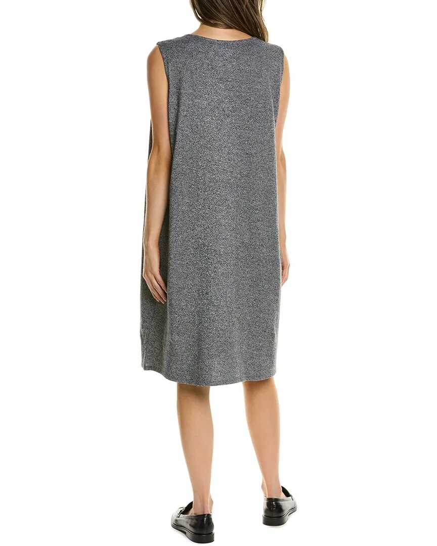 EILEEN FISHER Melange Crewneck Tank Dress