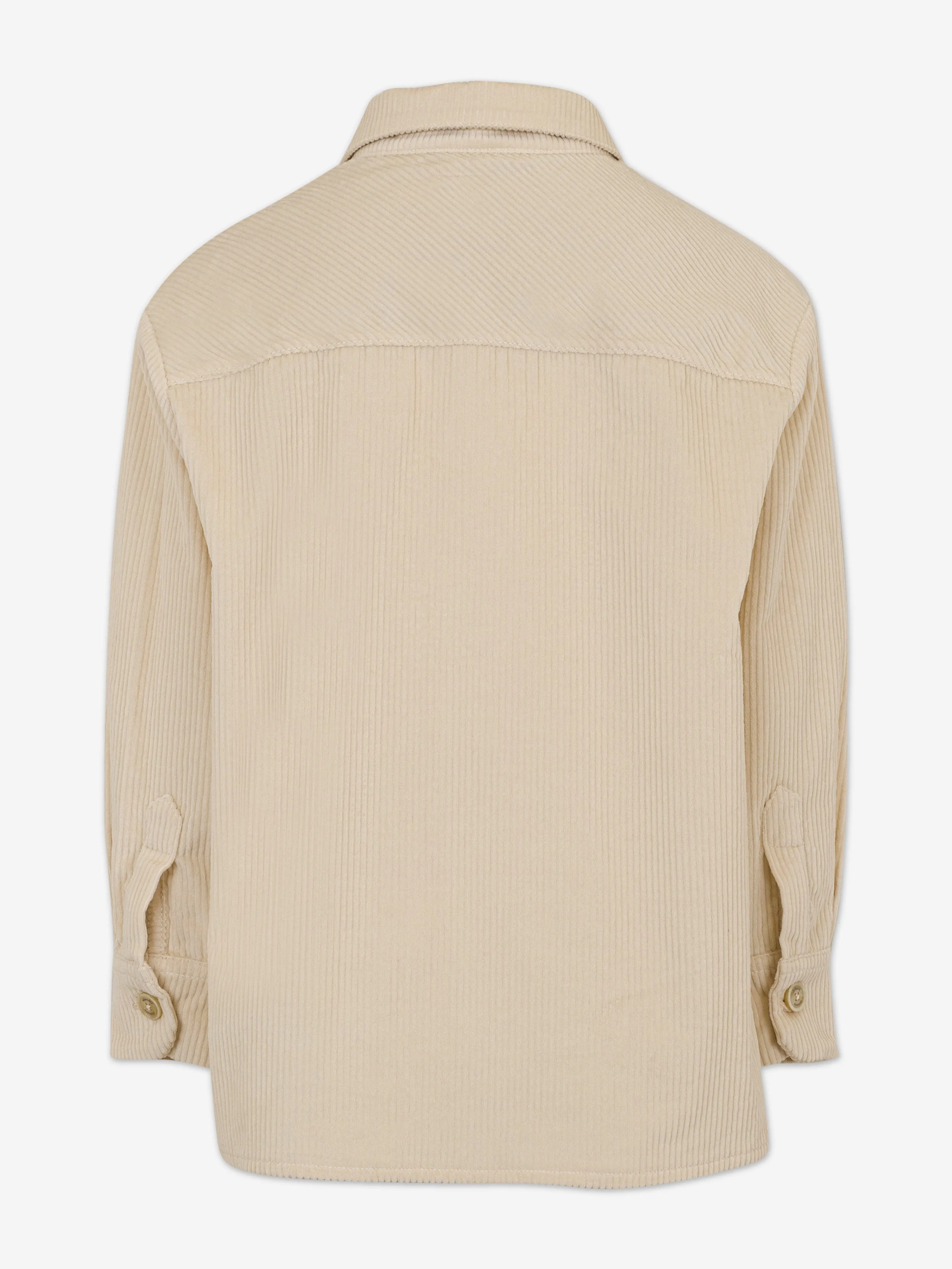 Eleventy Boys Marken-Overshirt in Beige