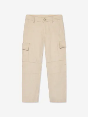 Eleventy Boys Cargo-Hosen in Beige