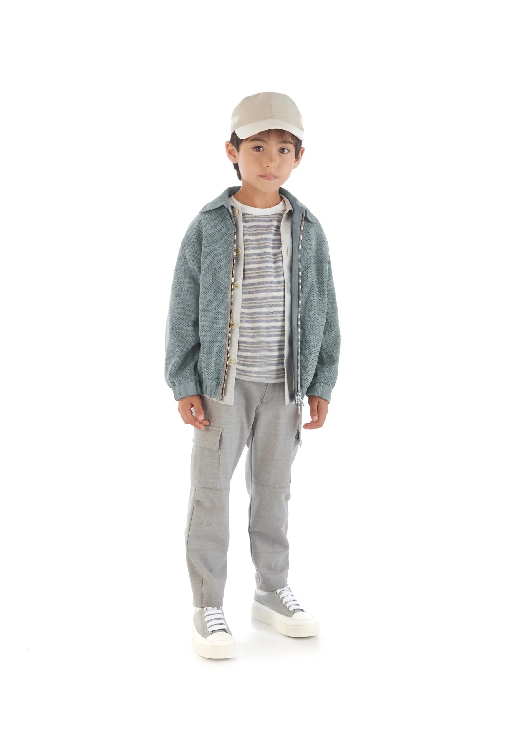 Eleventy Boys Cargo-Hosen in Grau