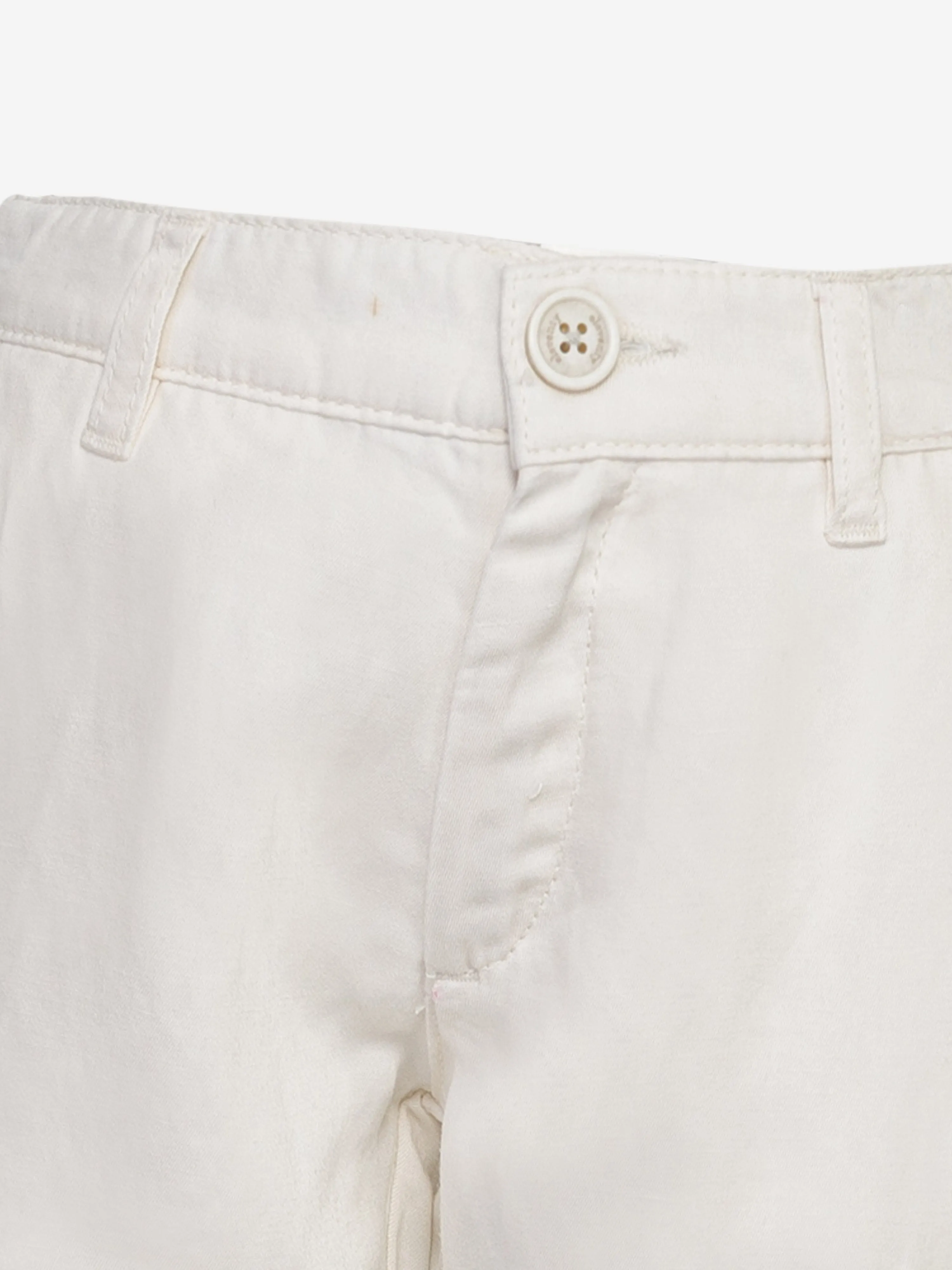 Eleventy Boys Cargo-Hosen in Elfenbein
