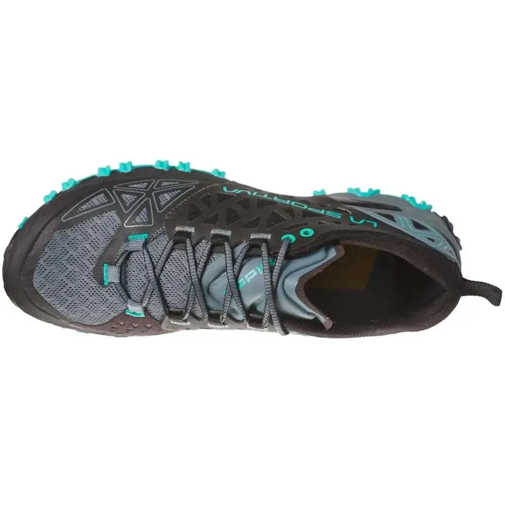 Find Designer La Sportiva Bushido II Womens Trail Running Shoe - Slate/Aqua - Clearance with reasonable price, top quality and fast delivery!