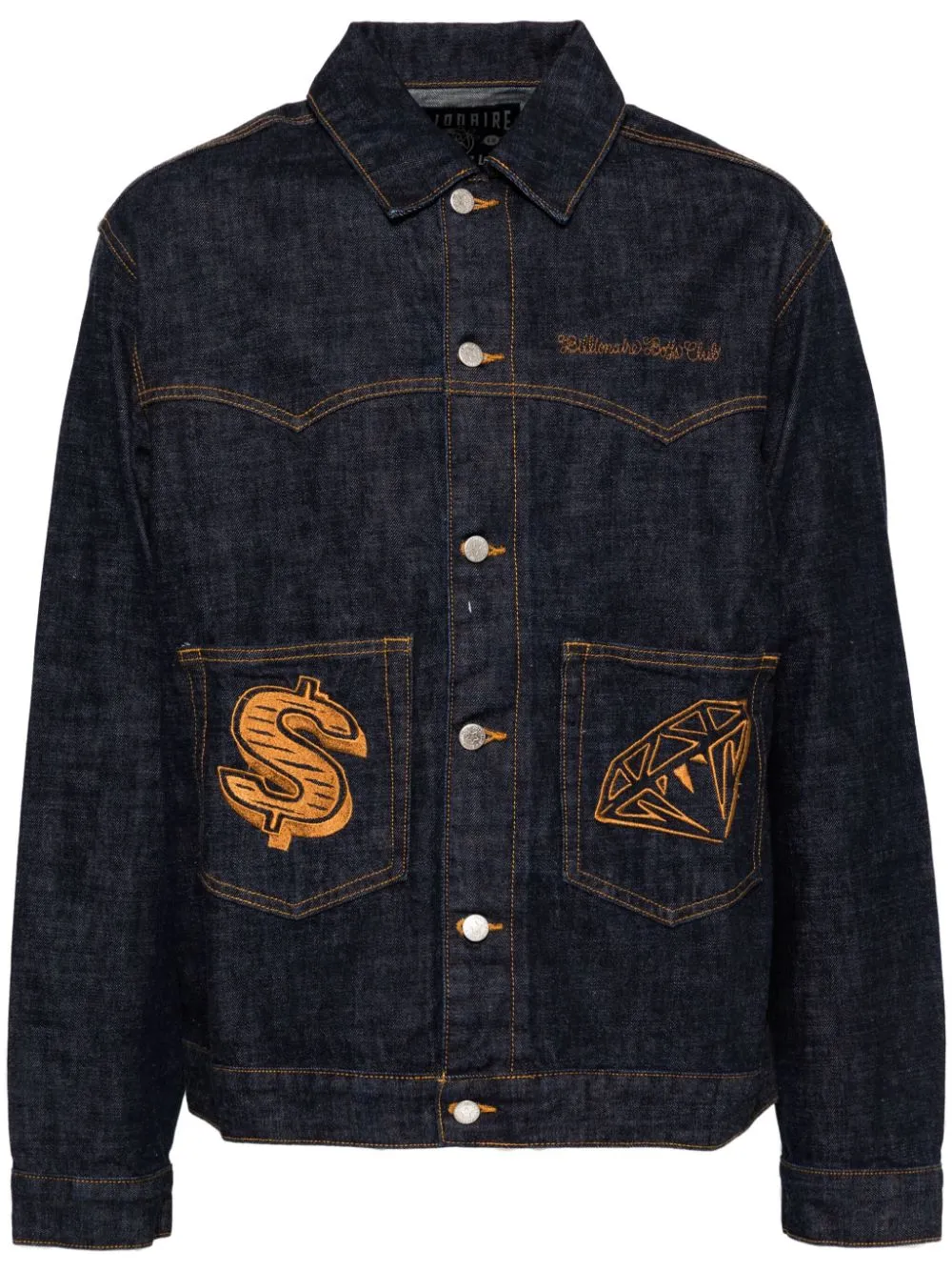 Embroidered Denim Jacket winter jackets clearance