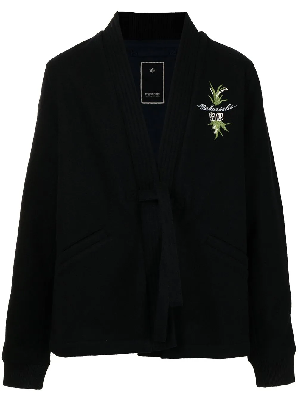 Embroidered-Logo Jacket mens coats discount