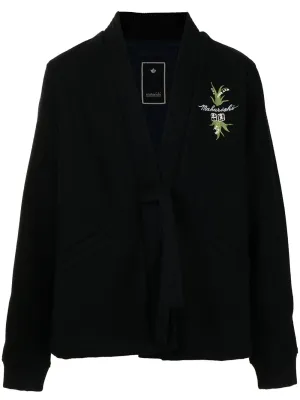Embroidered-Logo Jacket mens coats discount