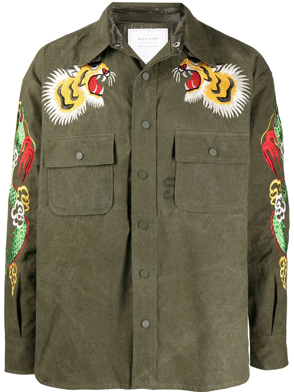 Embroidered Shirt Jacket winter jackets clearance