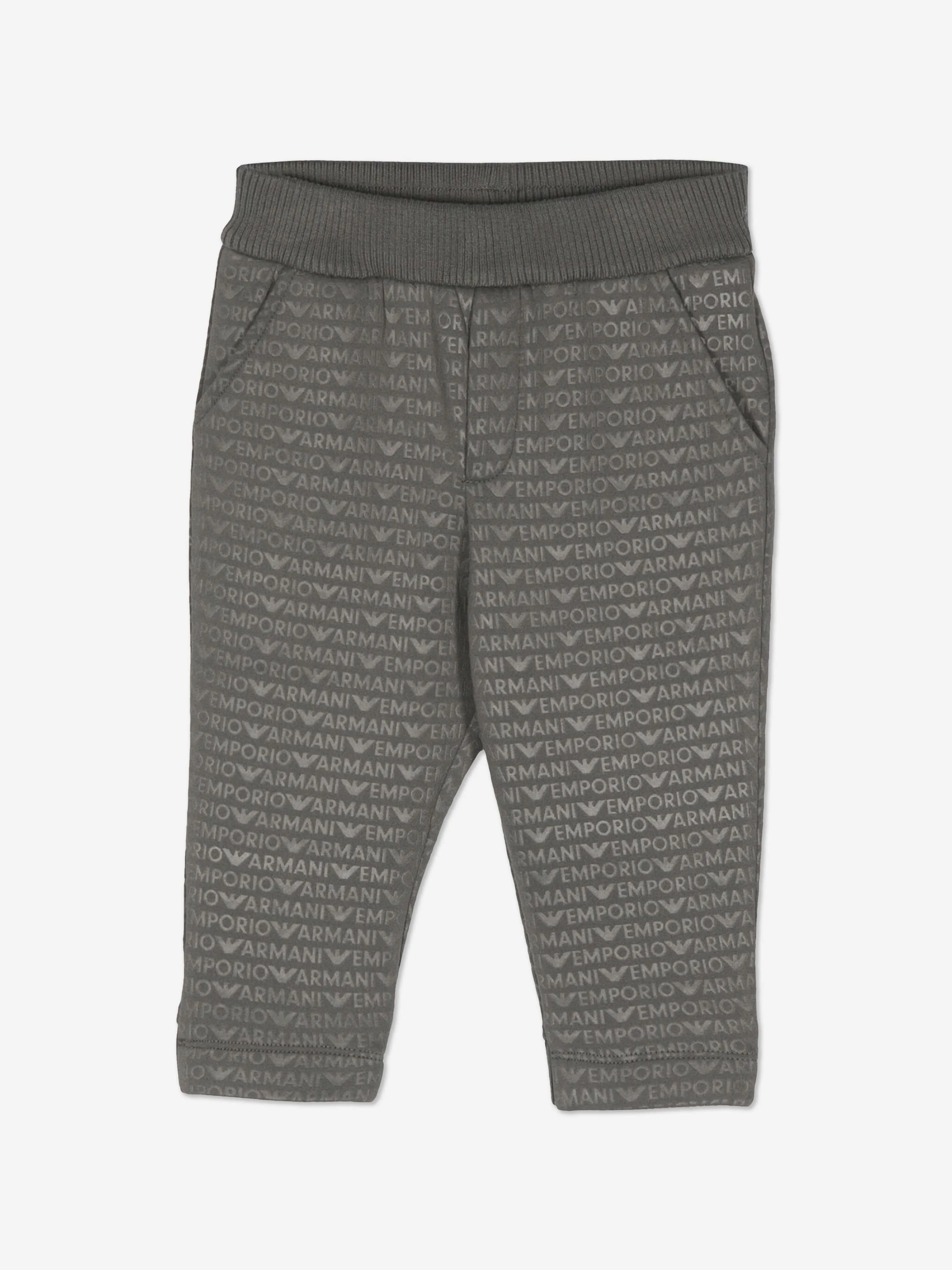Emporio Armani Baby Boys Logo Jogginghose in Grün