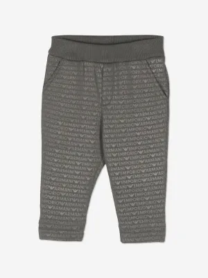 Emporio Armani Baby Boys Logo Jogginghose in Grün