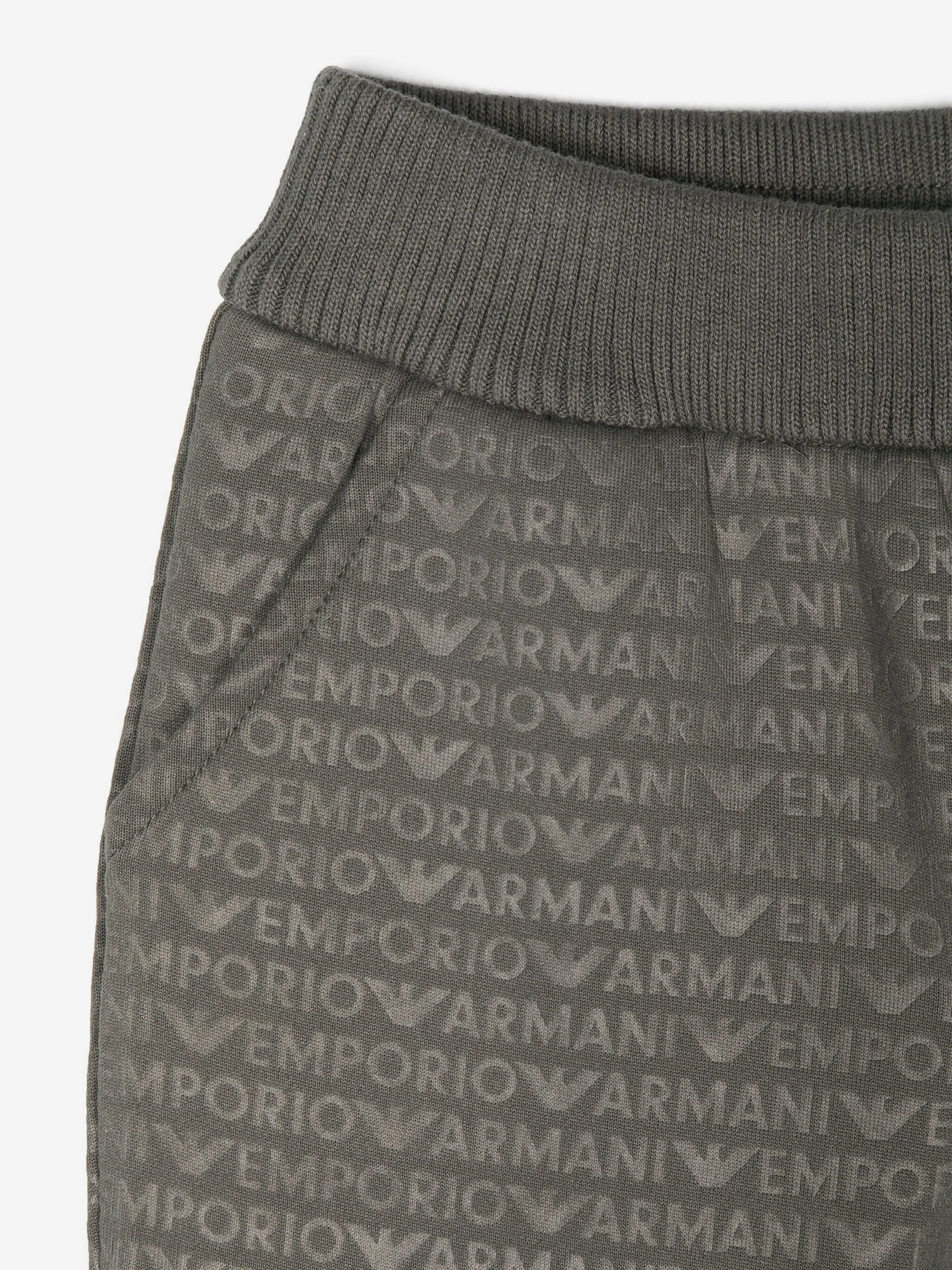 Emporio Armani Baby Boys Logo Jogginghose in Grün
