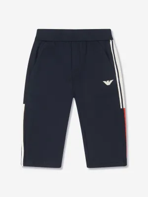Emporio Armani Baby Boys Logo Jogginghose in Marineblau
