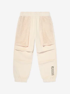 Emporio Armani Jungen Baumwollhose in Beige