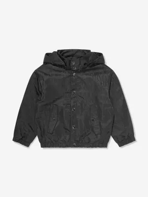 Emporio Armani Jungen Jacke mit abnehmbarer Kapuze in Marineblau