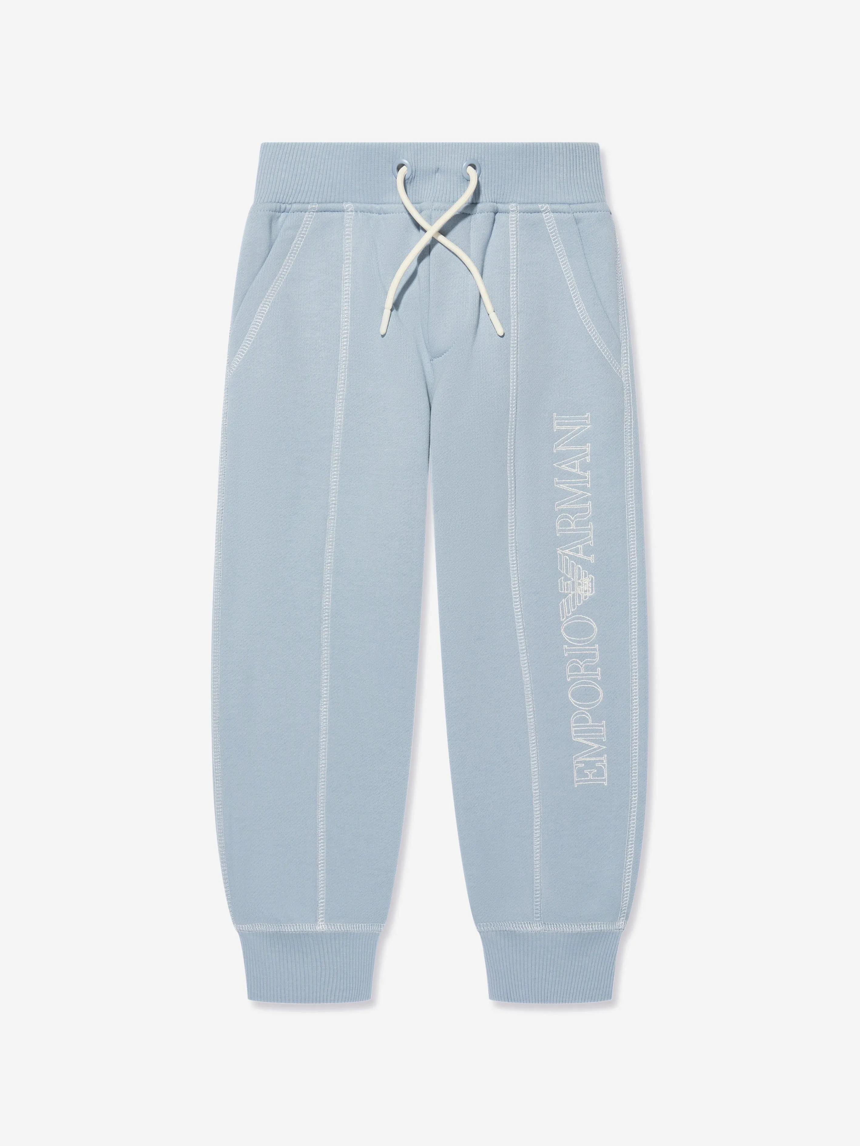 Emporio Armani Jogginghose für Jungen mit Logo in Blau