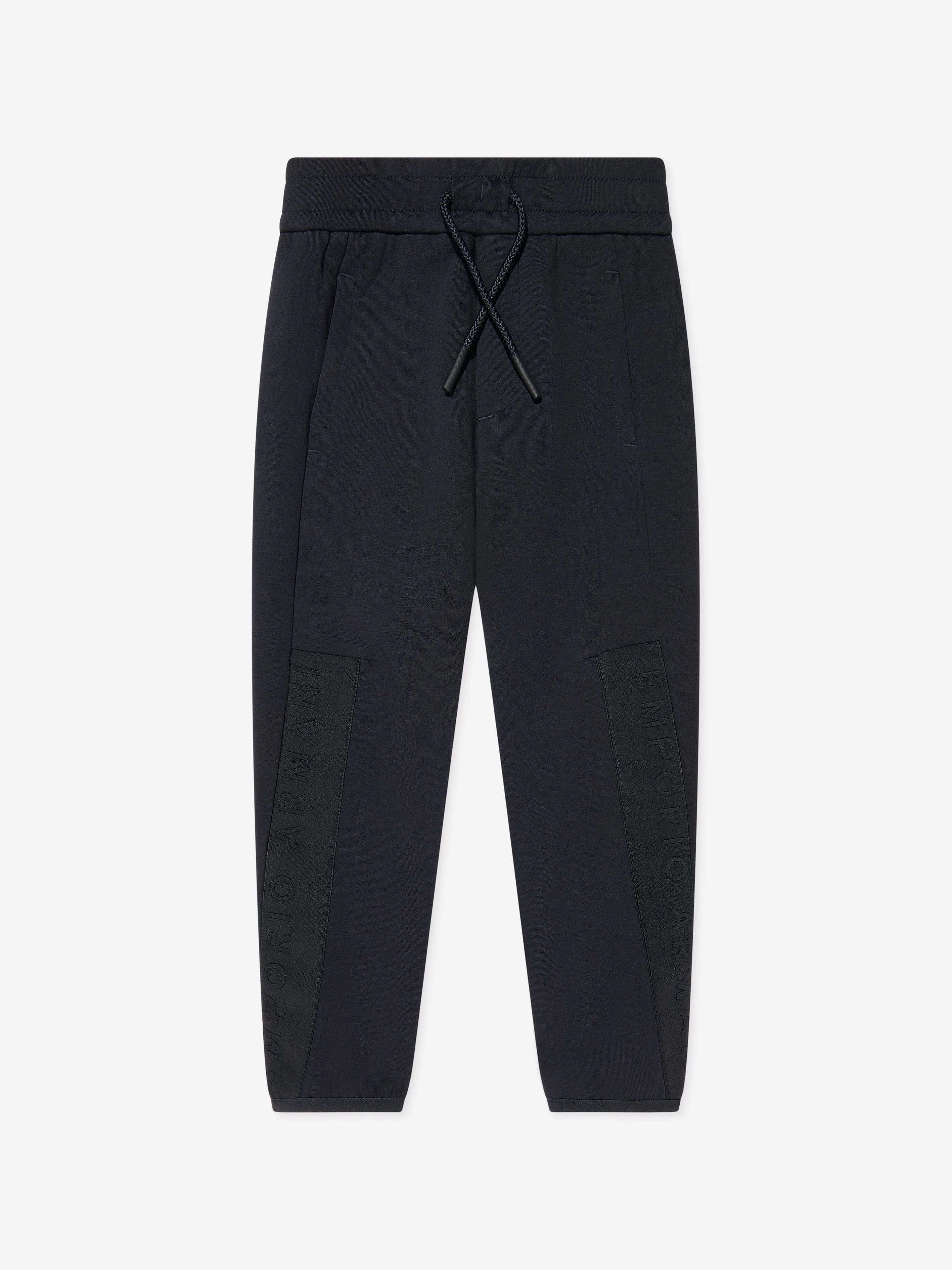 Emporio Armani Jogginghose für Jungen mit Logo in Marineblau