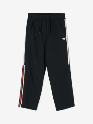 Emporio Armani Jogginghose für Jungen mit Logo in Marineblau