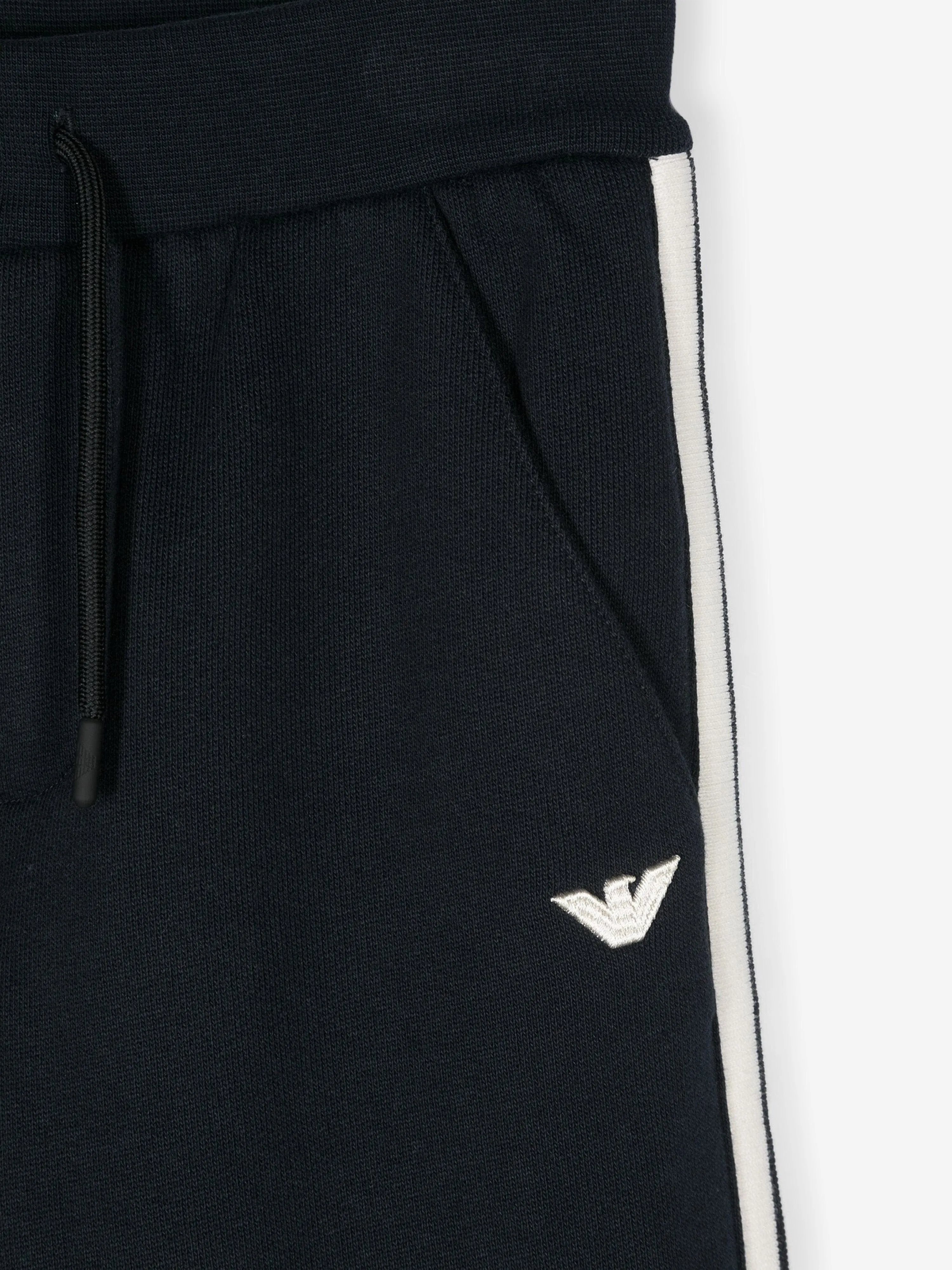 Emporio Armani Jogginghose für Jungen mit Logo in Marineblau