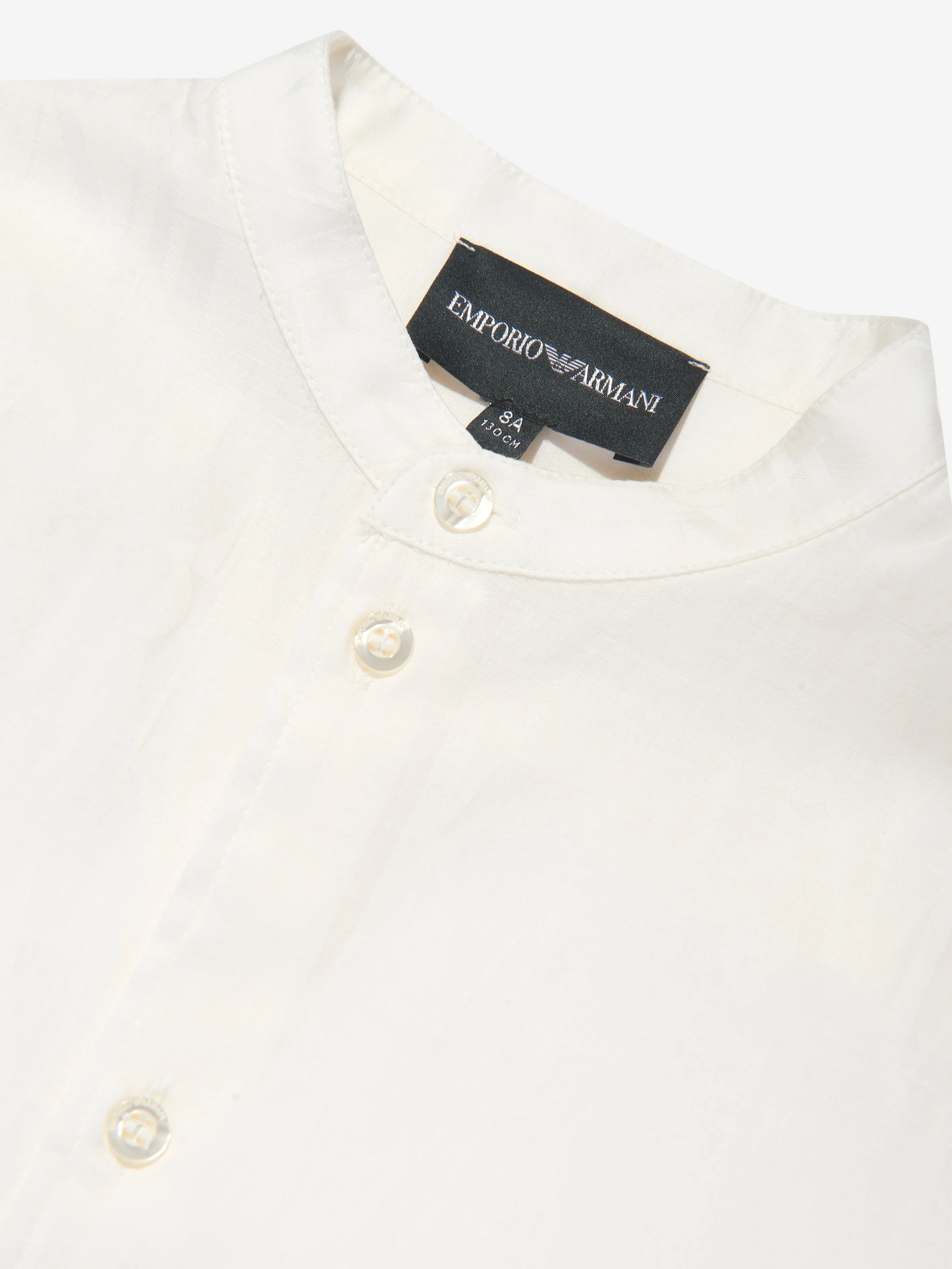 Emporio Armani Jungen Logo-Shirt in Beige