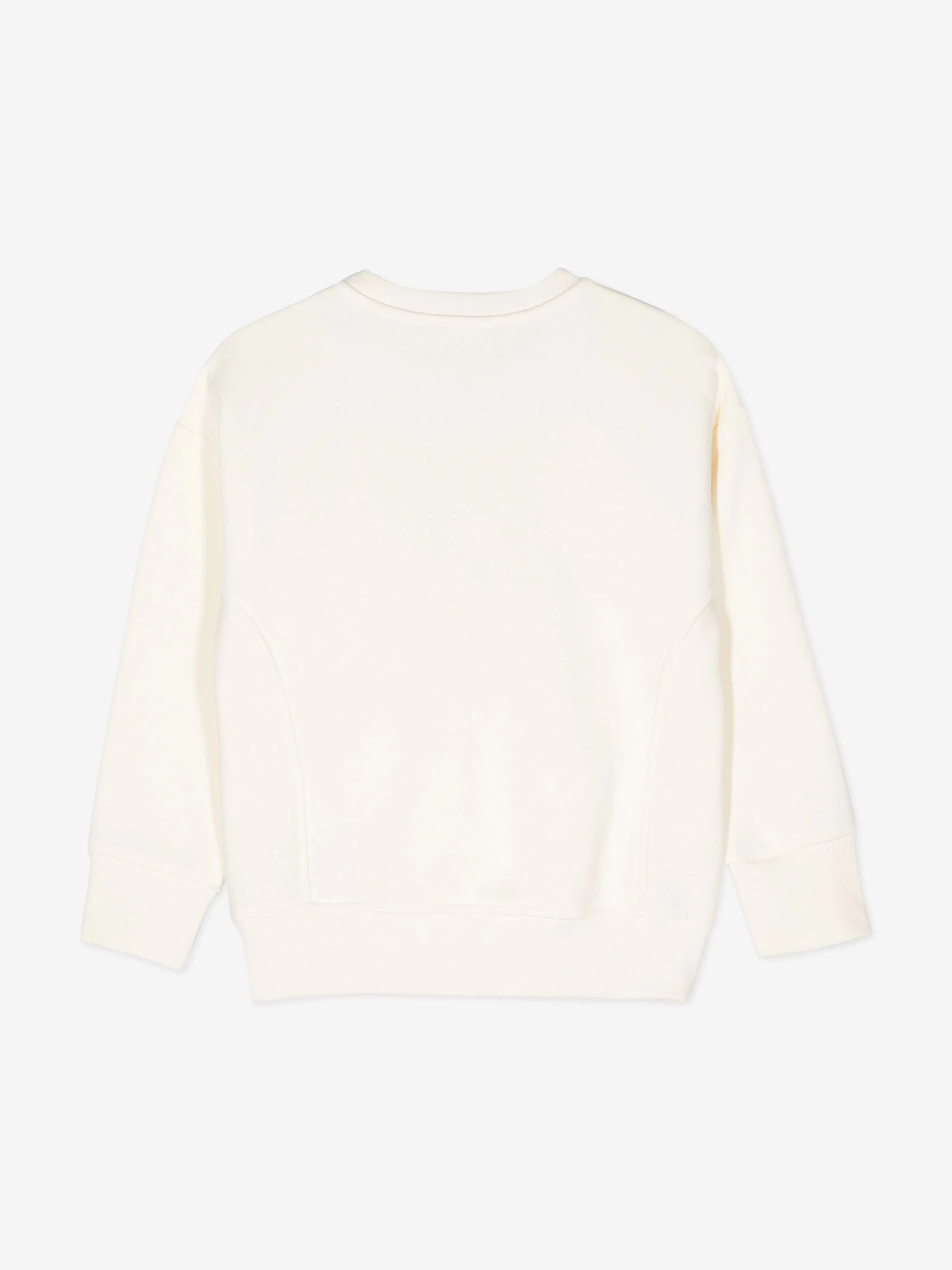 Emporio Armani Jungen Logo-Sweatshirt in Elfenbein