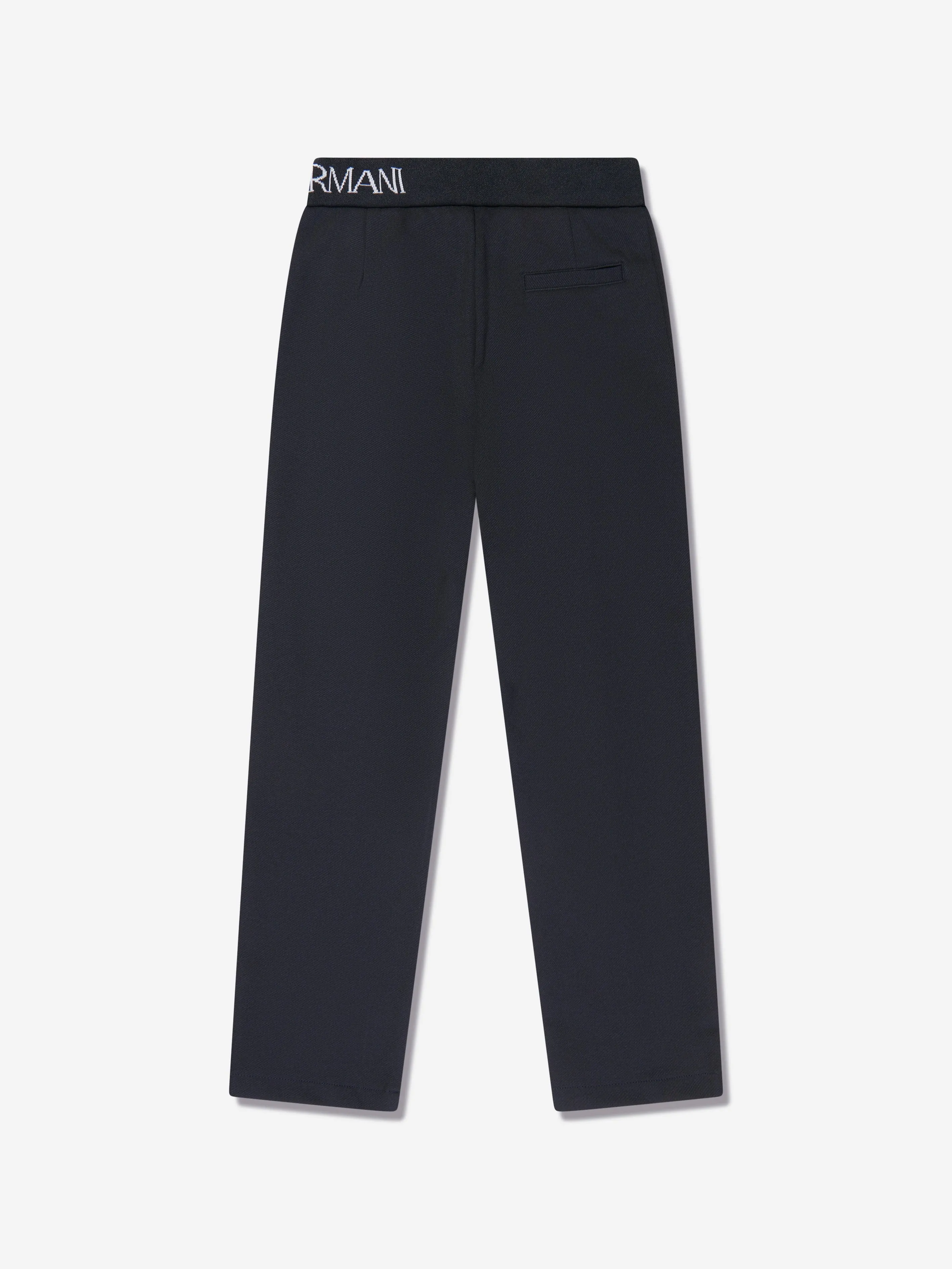 Emporio Armani Jungen Logo Hose in Marineblau