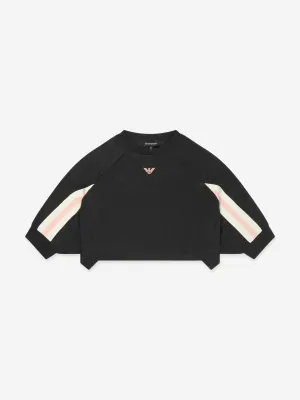 Emporio Armani Mädchen Batwing Sweatshirt in Marineblau