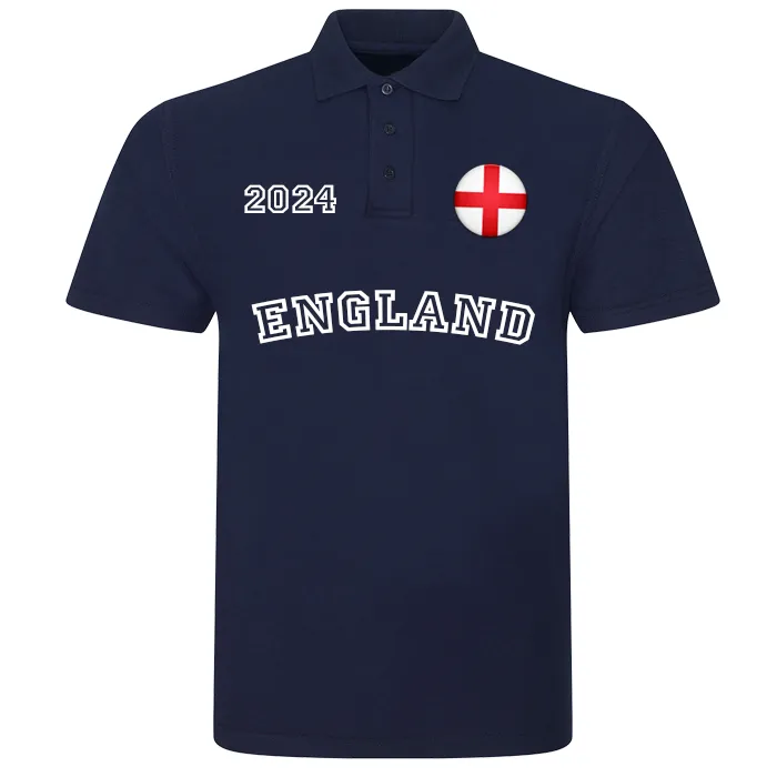 England Euros Supporters Polo Shirt daddy outfits clearance