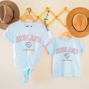 England It's Coming Home Whole Family Matching Sky Blue T-shirts fathers day sale outfits