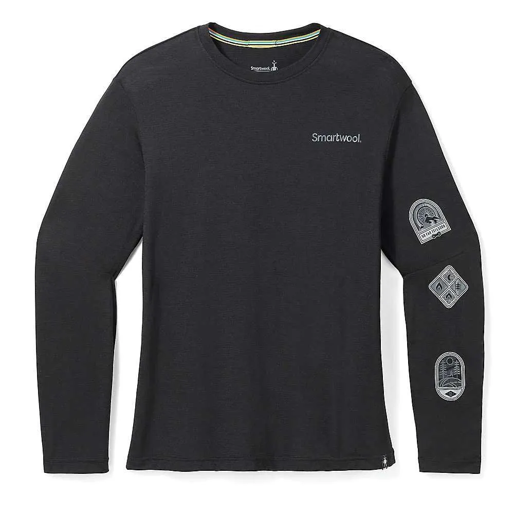 New Arrivals Smartwool Outdoor Patch Graphic LS Tee , we provide you Items here, we guarantee 100% original!