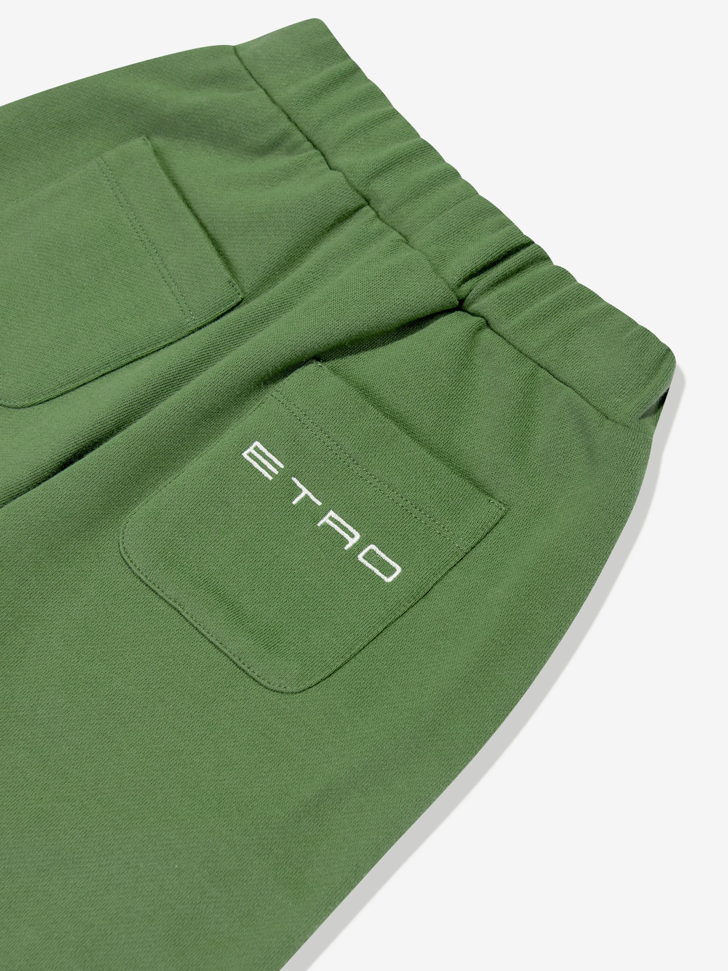 Etro Boys Branded Joggerhose in Grün