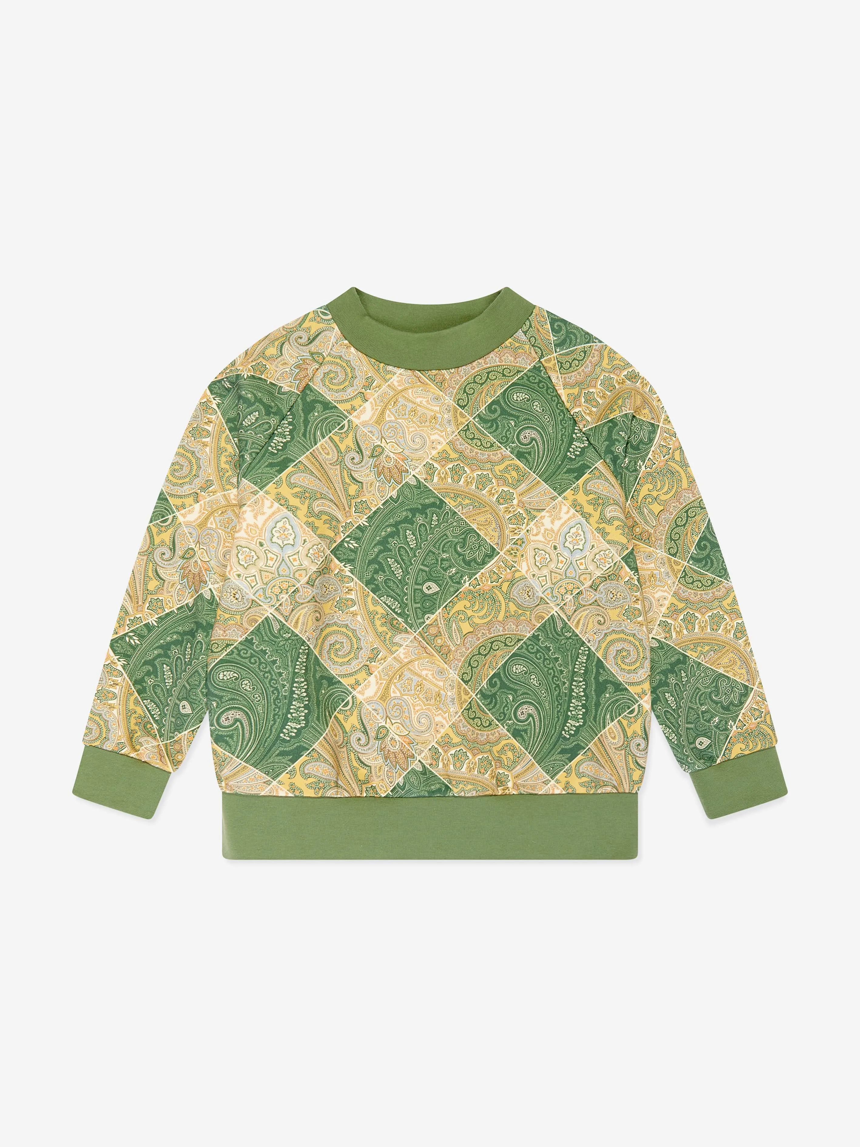 Etro Boys Paisley Sweatshirt in Grün