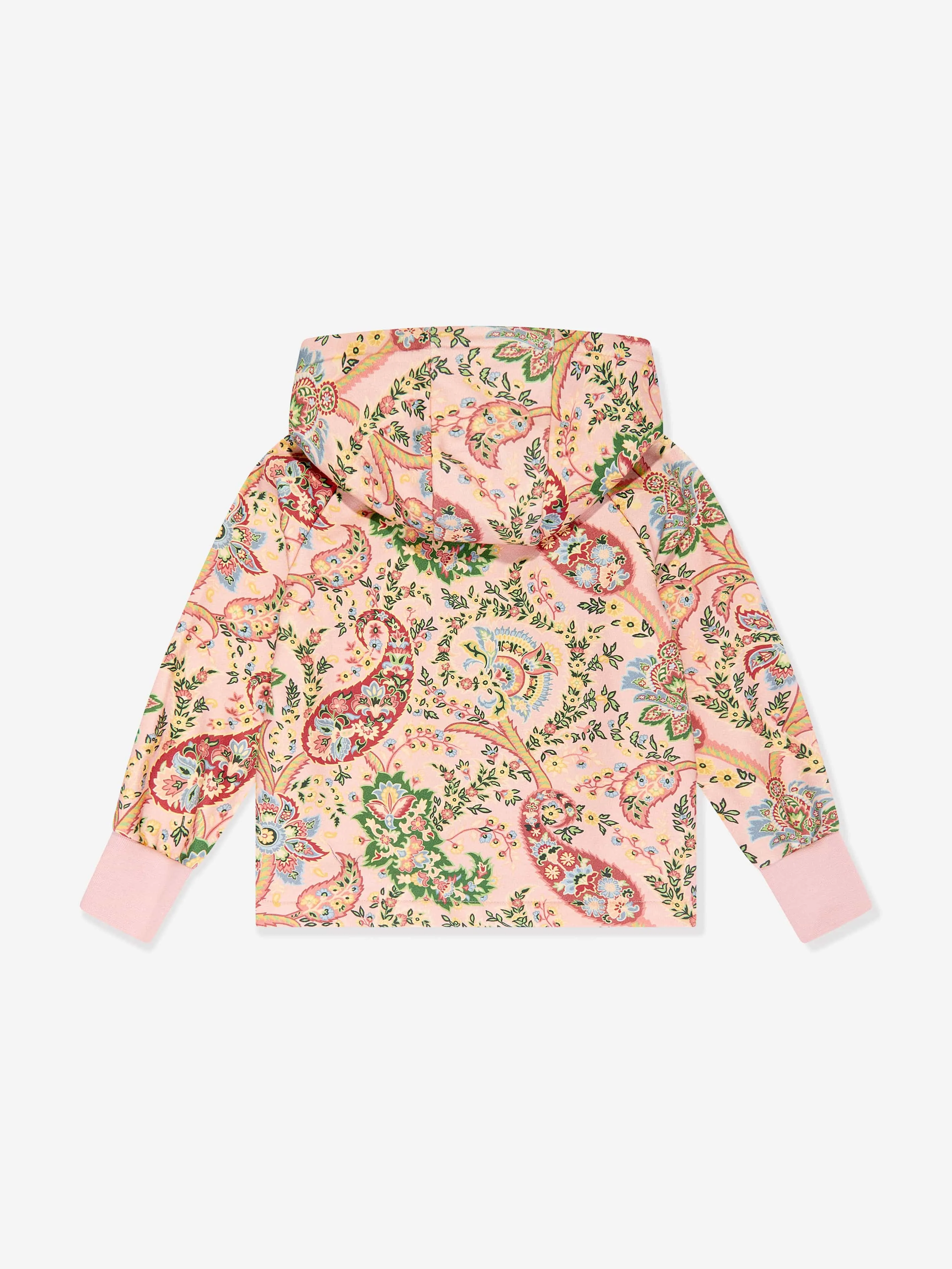 Etro Girls Paisley Reißverschluss-Oberteil in Rosa