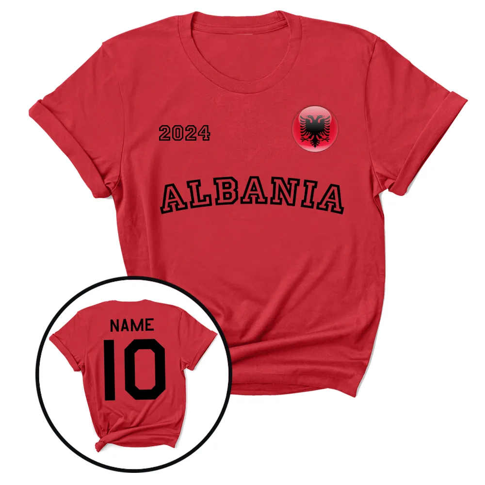 Euros Albania Supporters T-Shirt daddy outfits clearance