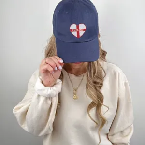 Euros - England Heart Matching Navy Cap baby bump outfits discount