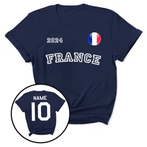 Euros France Supporters T-Shirt daddy outfits clearance
