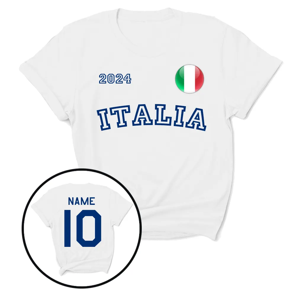 Euros Italy Supporters T-Shirt daddy outfits clearance