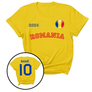 Euros Romania Supporters T-Shirt daddy outfits clearance