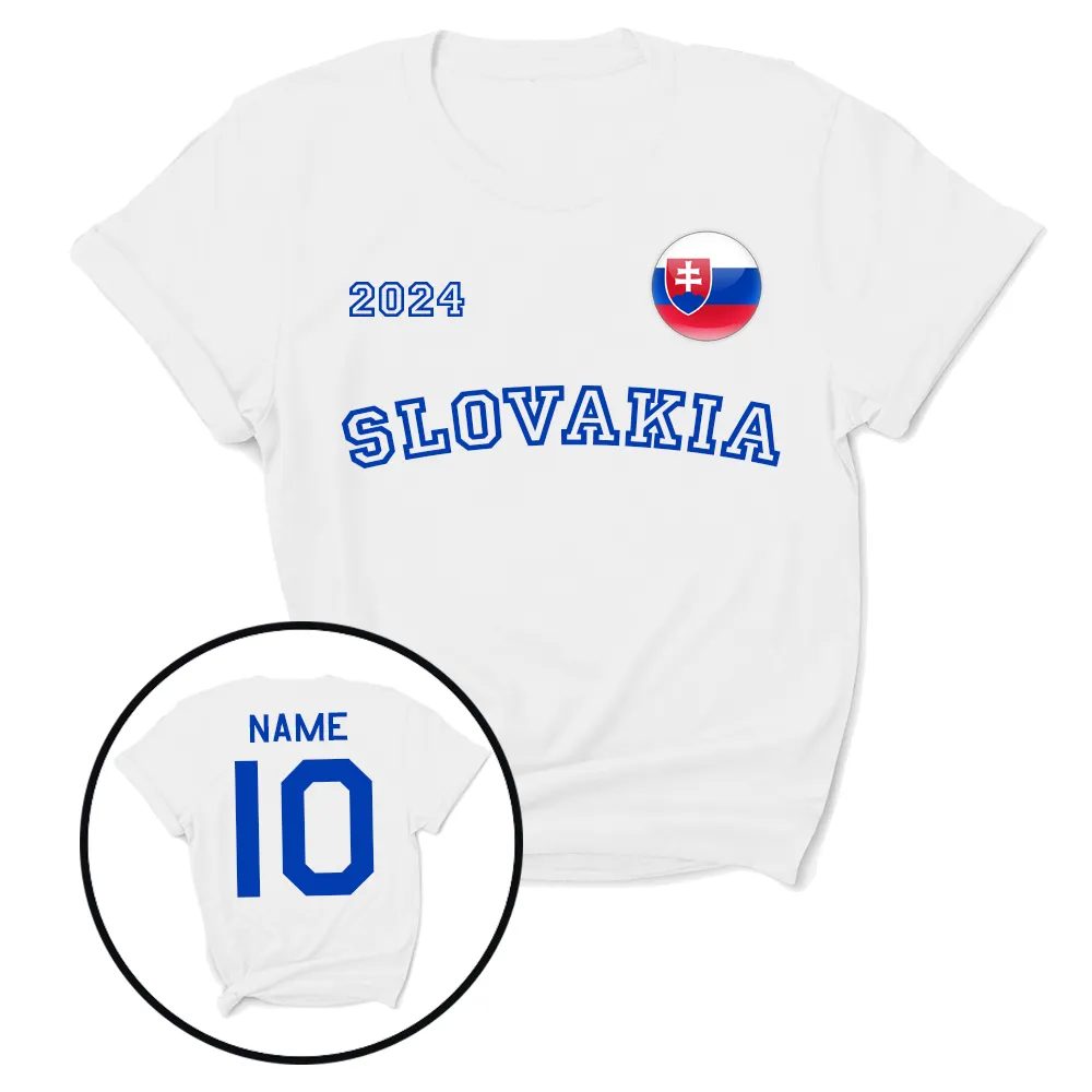 Euros Slovakia Supporters T-Shirt daddy outfits clearance