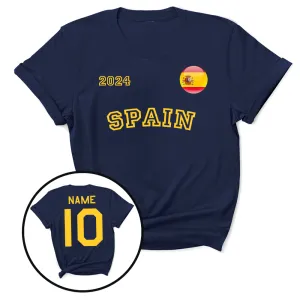 Euros Spain Supporters T-Shirt daddy outfits clearance