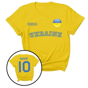 Euros Ukraine Supporters T-Shirt daddy outfits clearance