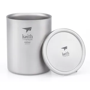 Find Great Deals On Exclusive Deals Keith Double Wall Titanium Mug w Lid 450ml Store are free shipping worldwide, high quality and reasonable price are waiting for you.