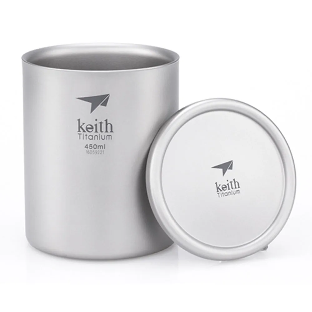 Find Great Deals On Exclusive Deals Keith Double Wall Titanium Mug w Lid 450ml Store are free shipping worldwide, high quality and reasonable price are waiting for you.