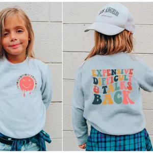 Expensive & Difficult Kids Sweatshirt boys fashion clearance